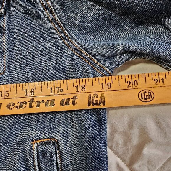 EUC CE SCHMIDT WORKWEAR JEAN JACKET SIZE XL - Picture 13 of 14